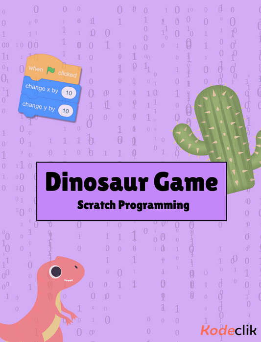 Dinosaur game in Scratch