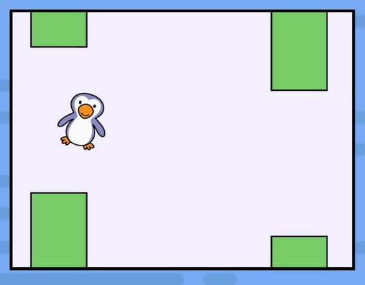 Flappy Penguin game in Scratch