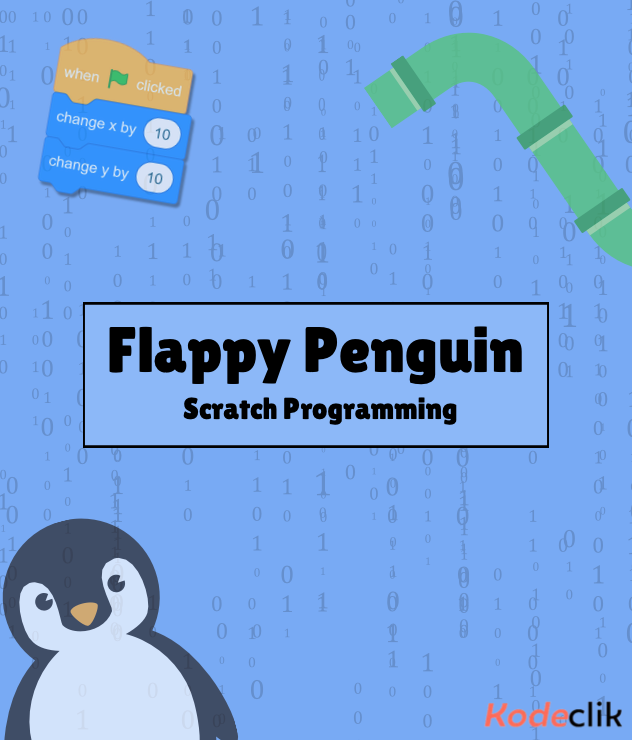 Flappy Penguin game in Scratch