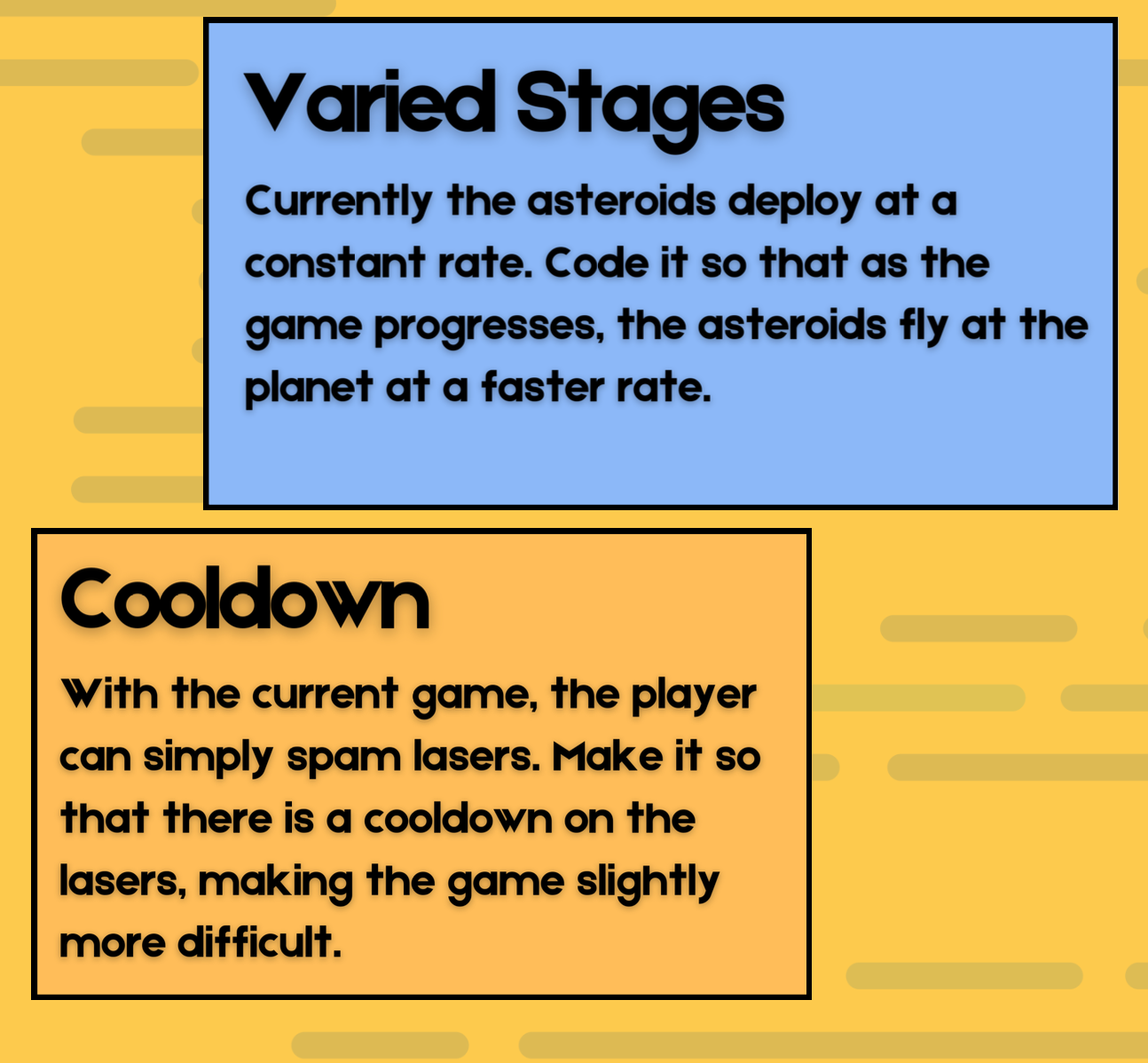Planet Defense game in Scratch